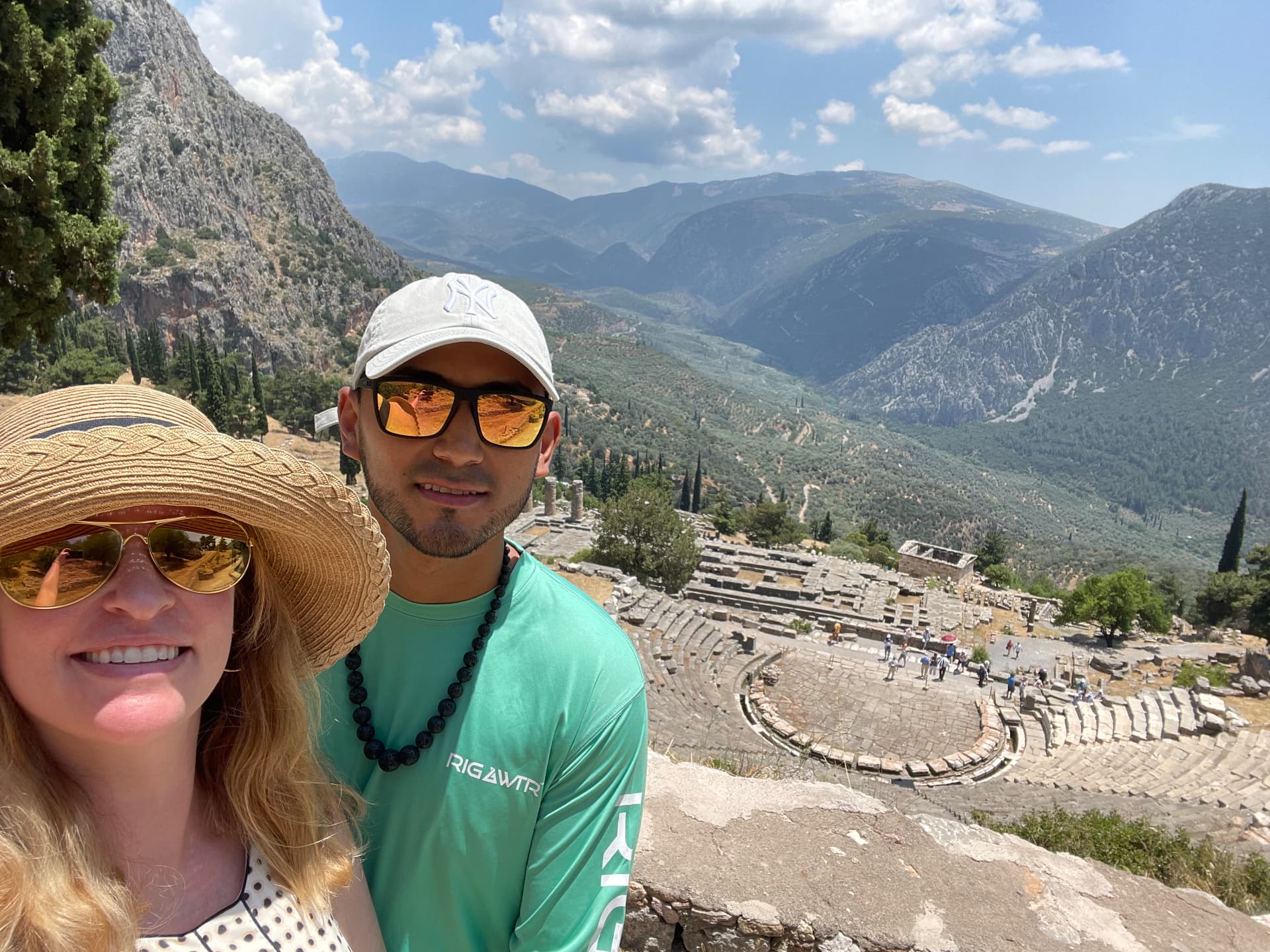 The ancient theatre at Delphi