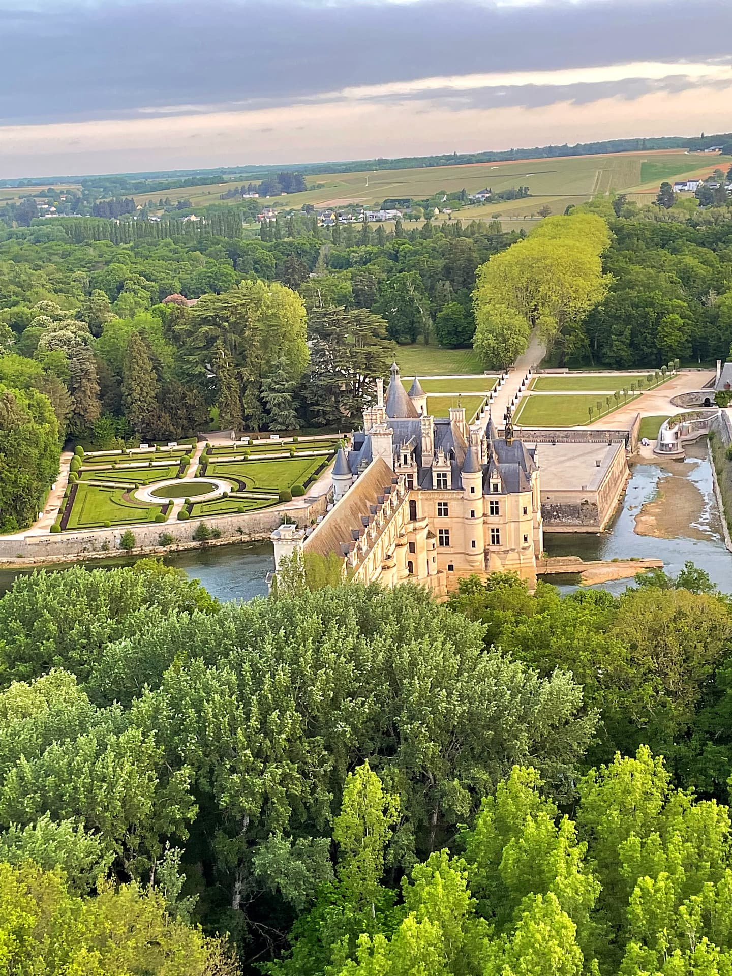 Château de Chenonceau arching over the River Cher in the Loire Valley
