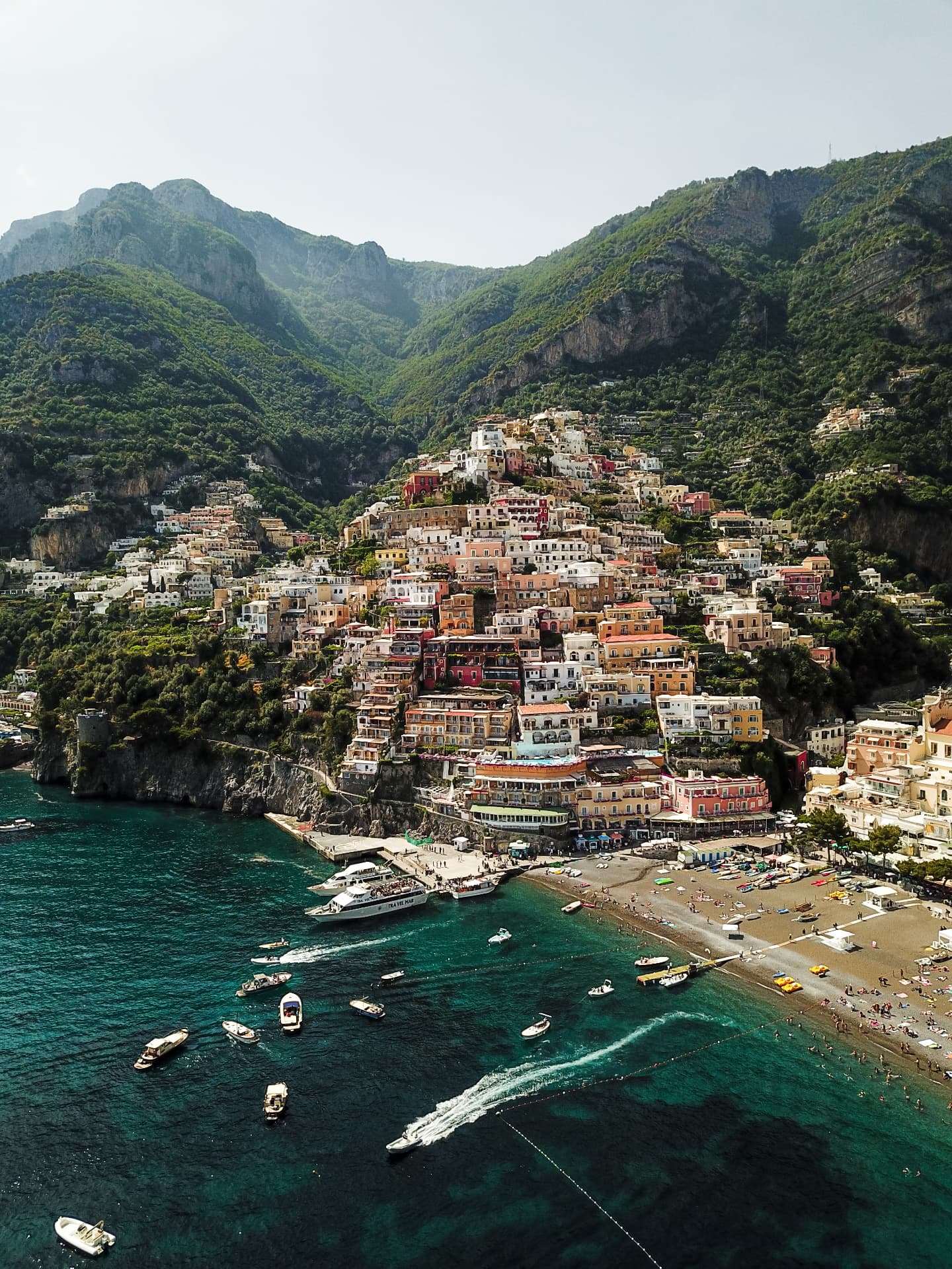Amalfi Coast drone photo